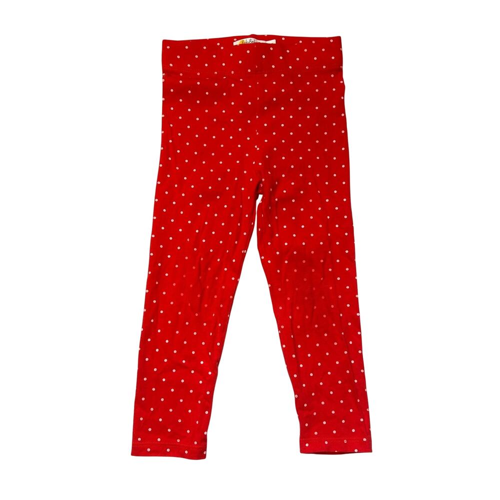 Baby Boden Red Polka Dot Leggings 3-4Y
